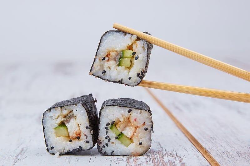 Peruvian-Japanese Fusion Sushi Rolls